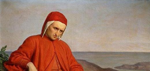 Dante Alighieri and his Divine Comedy as a standard of Italian Renaissance literature - biography of Dante the poet